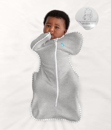 Love to Dream Swaddle Up, tamanho P, 3,5–6 kg, cinza, 1,0 tog